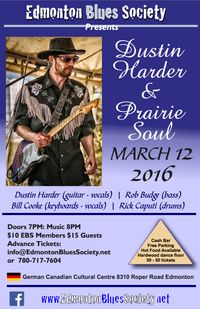 EBS Event featuring Dustin Harder & Prairie Soul (from Winnipeg)