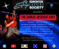 Single Tickets for EBS Blues Dance featuring the fabulous Charlie Jacobson Band