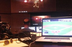 Watching baseball during a long mix session is key
