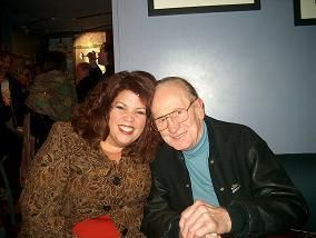Jo Wymer and Les Paul - 2004
