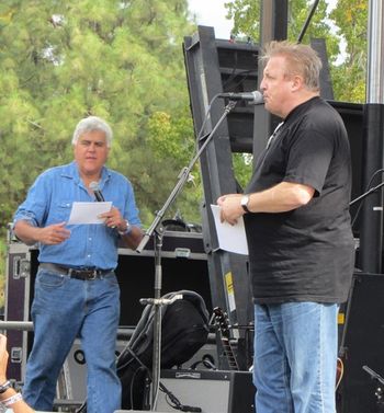 Ken O'Malley with Jay Leno Love Ride Castaic 2012
