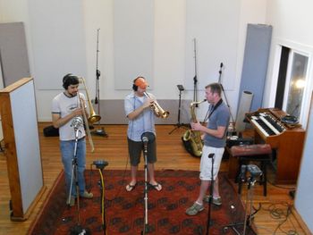 Paul Deemer, Mike Sailors and Greg Williams giving us some HORNS!
