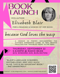 Book Launch - because God loves the wasp