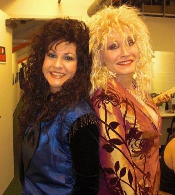 Lisa as Ann Wilson and Victoria Palagy as Nancy Wilson of Queens of Heart Band - Plymouth Memorial Hall, Plymouth, MA