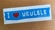 *NEW Ukulele Lover Window Cling Sticker