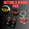 Buttons/Pins & Keyring Pack