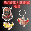 Magnets & Key Ring Pack