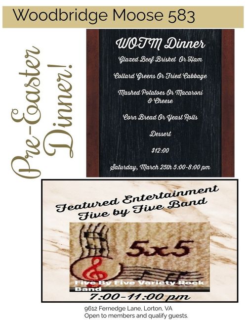 Saturday March 25th! Come and get your dance on with us!