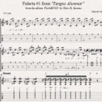 Transcription - "Tangos Alumnar" Falseta #1 by Chris B. Jácome