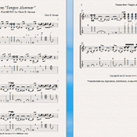 Transcription - "Tangos Alumnar" Falseta #2 by Chris B. Jacome