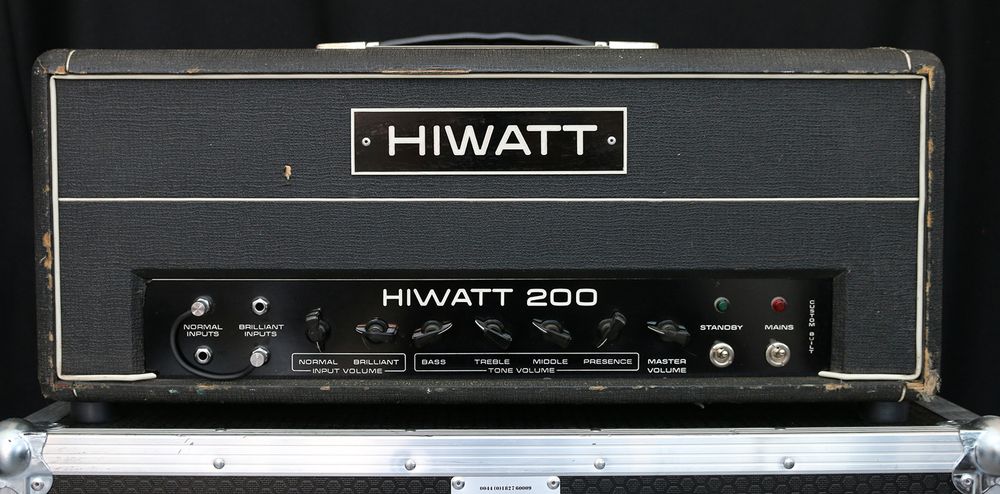 1974 vintage HiWatt DR201 valve head