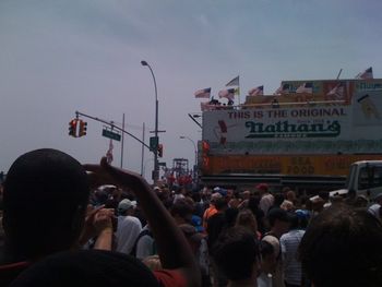 Actually witnessed Joey Chestnut eat 62 hot dogs! (Nathan's Hot Dog Eating Contest)
