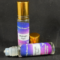 Midnight Rain Scented Oil Infused with Lapis 