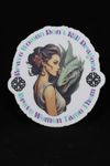 Brave Women Celtic Dragon Sticker