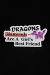 Dragons Are A Girls Best Friend Sticker