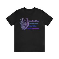 I Am What I Have Overcome Wolf T-shirt
