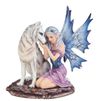 91860 Fairy with White Wolf