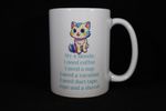 002 My 4 Moods Cat Coffee Mug