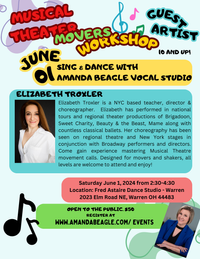 Musical Theater Movers Workshop with Elizabeth Troxler