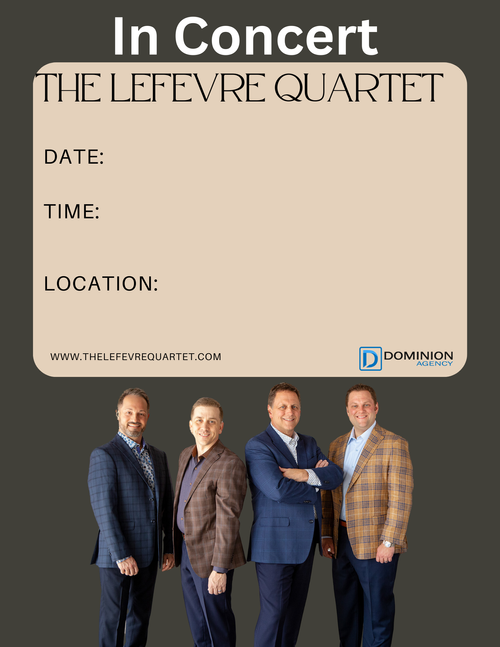 LeFevre Quartet Concert Poster