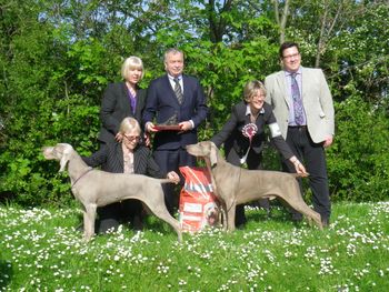 Riley winning Wei of the Year & his mother Tula winning Veteran of Year...
