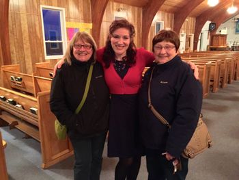 Linda & Edith joined us for our Bonavista workshop and sang with us in the concert! Bonavista, NL

