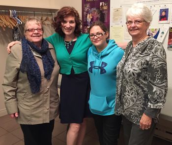 After the concert in Deer Lake. Thanks for the great night, ladies!

