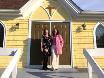 With Rev. Brieanna Andrews, after our wonderful Mother's Day Concert. St. James' Anglican Church, Boutilier's Point, NS
