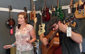 Our impromptu performance at Little Rock Frets.
