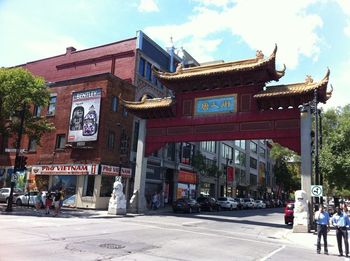 The entrance to Montreal's China Town.
