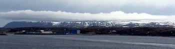Snow capped mountains along Newfoundland's beautiful west coast...  Port aux Basques, NL
