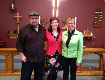 Fabulous Sunday morning in Ignace, ON with Rev. Jeanne Bryan.
