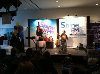Shine FM featured live performances by local Christan artists.
