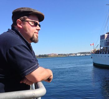 Gerald overlooking Halifax Harbour.
