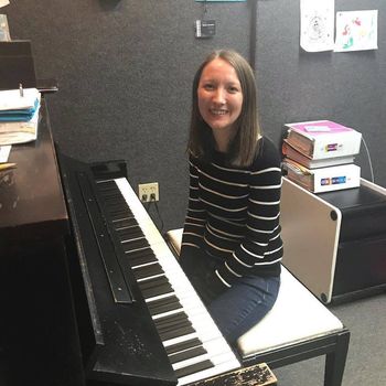 Erica teaches private lessons in Piano, Voice, Songwriting, Music Theory, and Audition Preparation to a wide range of students from ages 5 to adult. Erica has helped her students prepare for and get accepted into music colleges. She has helped students audition for and perform in New Hampshire’s Jazz All States Chorus and the Northeast District Chorus. Many of her students have gotten lead and supporting roles in school and community plays.
