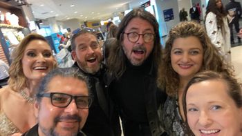 With Dave Grohl!
