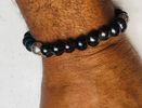 Unisex Tahitian Pearl Stretch Bracelet
