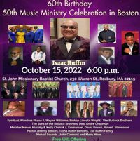 60th Birthday 50th Music Ministry Celebration in Boston