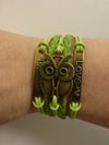 Owl Love Letter Multilayers Bracelet Infinite Symbol Leather Bracelet