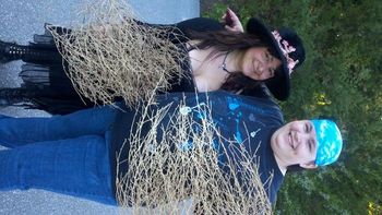 Mulina and Gunner and some misplaced tumbleweeds
