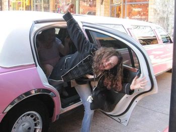 Falling out of the Limo again - Eureka Springs

