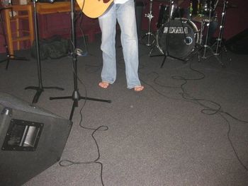 Always performing barefoot!
