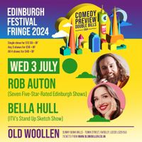 Edinburgh Fringe Comedy Previews: Rob Auton + Bella Hull