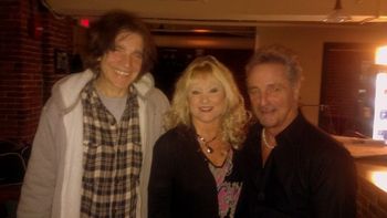 Kim with James Montgomery and David Hull after an evening featuring with the amazing James Montgomery Band!
