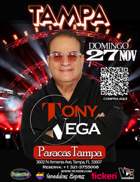 Tony Vega Intimo en Tampa