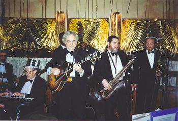 Don Friedman, Gene Bertoncini, Lew and Lynn Welshman at Le Madelaine 1993
