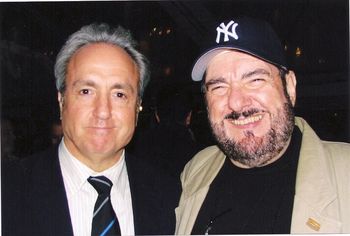 Lew with SNL producer, Lorne Michaels 2005

