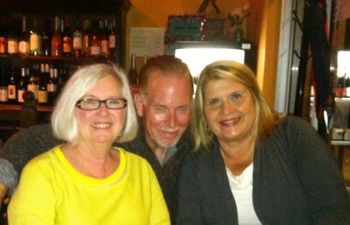 With Michaela and Debbie At The Scotsman Bistro in Mukilteo, WA.
