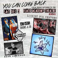 You Can Come Back - Local Music Returns to the Flato Academy Theatre