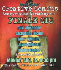 Lori Yate's Creative Genius Songwriting Workshops Finale